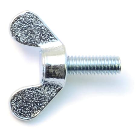 Midwest Fastener Thumb Screw, M1 Thread Size, Zinc Plated Steel, 16 mm Lg, 6 PK 31367